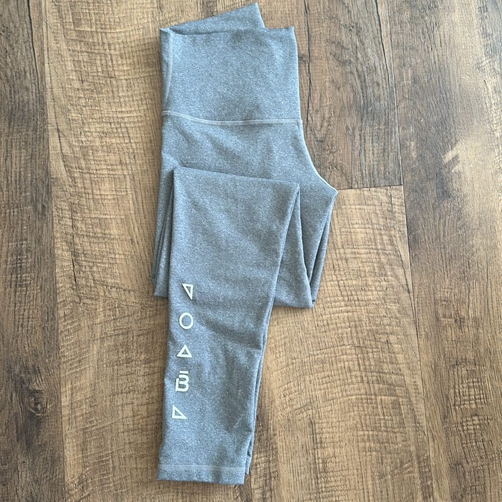 DYI High Rise Tights/Leggings in grey Size medium